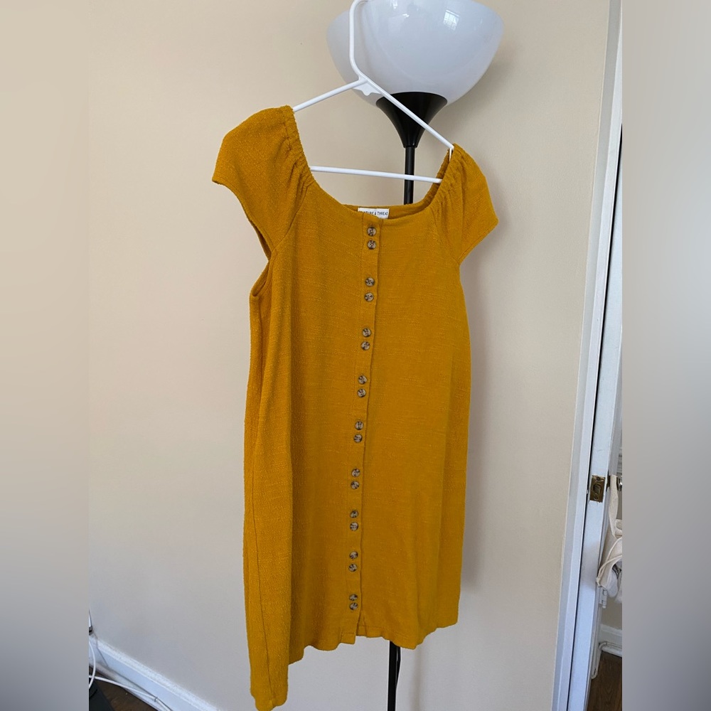 Madewell dress with buttons